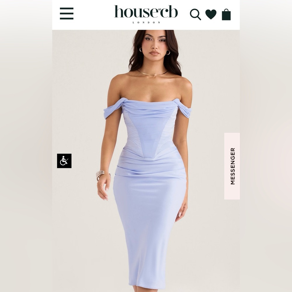 House of CB Natalya Silk Dress